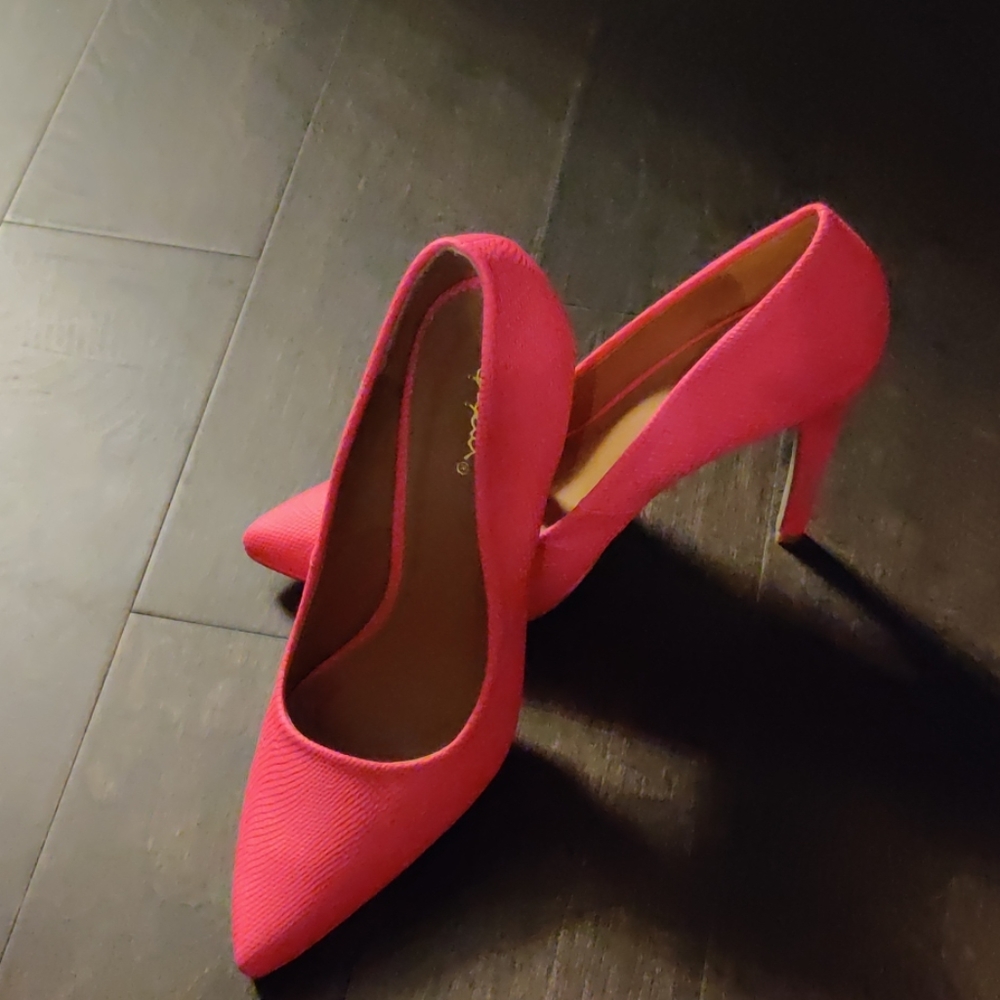 Snake skin heels